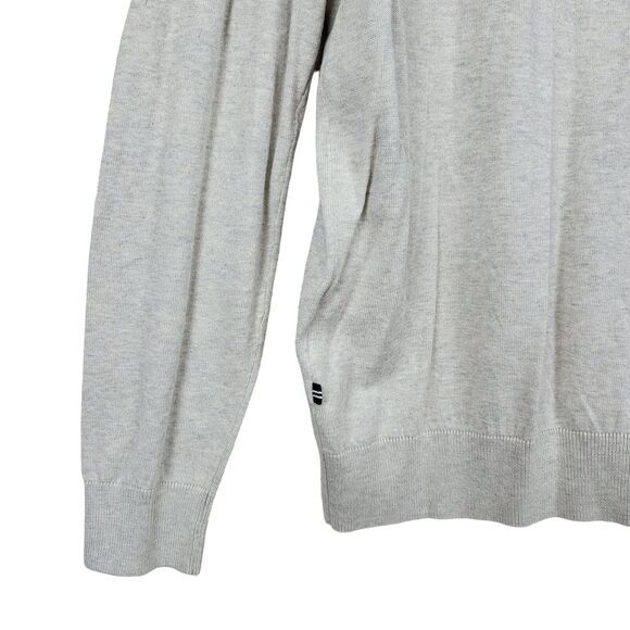 Nautica Luxury Performance Modal Cotton Blend Pullover Sweater Men L Gray - Picture 3 of 8